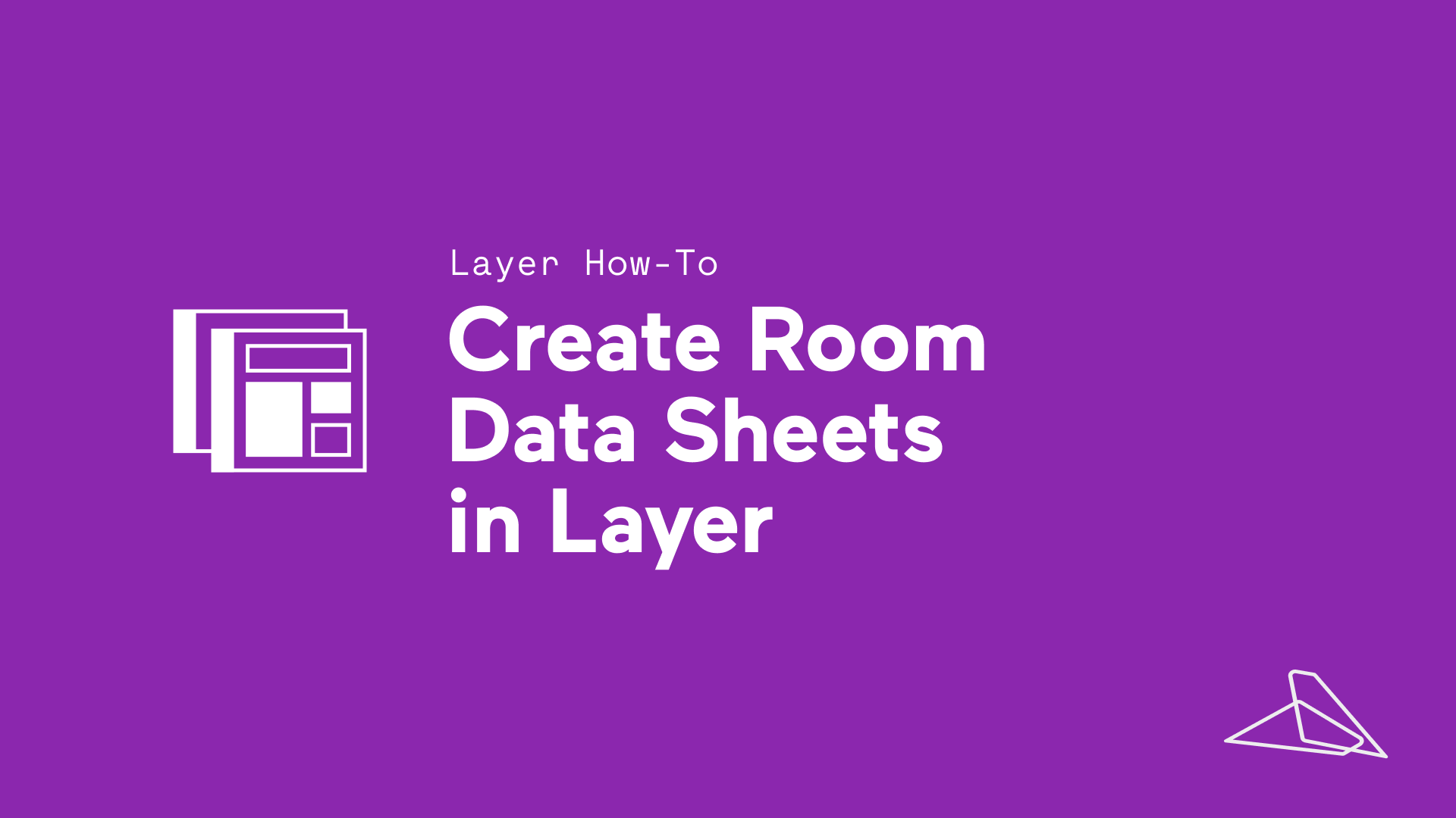 How-To_ Room Data Sheets